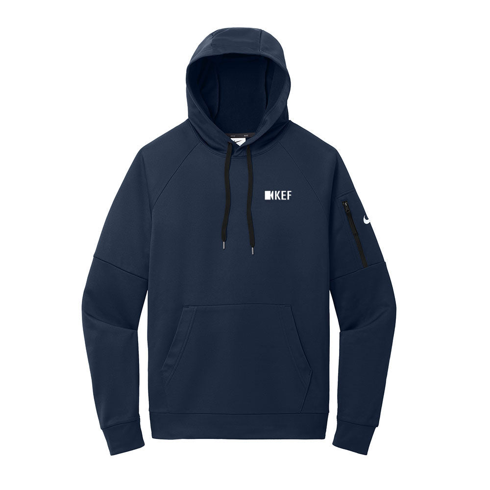 nike therma fit hoodie navy blue