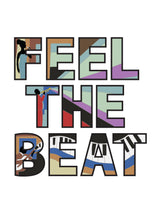 Load image into Gallery viewer, Feel The Beat T-Shirt - White