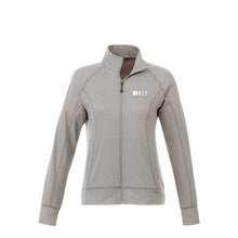 Load image into Gallery viewer, Jersey Knit Women's Zip Jacket - Heather Grey