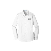 Load image into Gallery viewer, Port Authority Ladies Performance Travel Long Sleeve Shirt - White