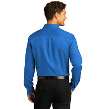 Load image into Gallery viewer, Port Authority Performance Travel Long Sleeve Shirt - Blue