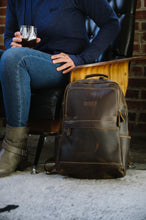 Load image into Gallery viewer, Crazy Horse Genuine Leather Backpack

