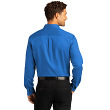 Load image into Gallery viewer, Port Authority Performance Travel Long Sleeve Shirt - Blue
